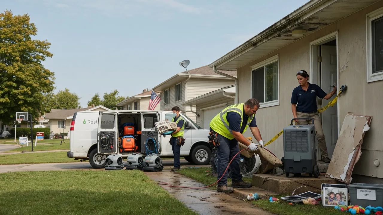 Roof Leak Water Damage Repair in Crest Hill, IL